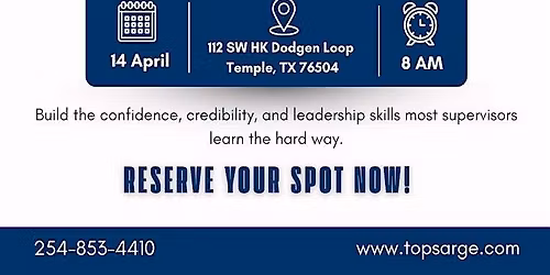 Stepping Up: A Road Map For New Supervisors