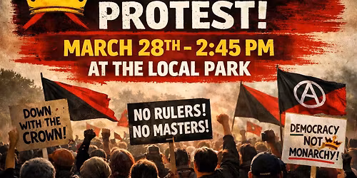 No kings! Protest in Turner 