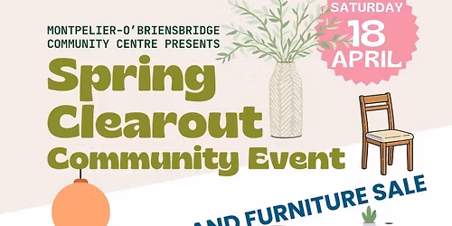 Spring Clearout Community Event - Homewares & Furniture Sale