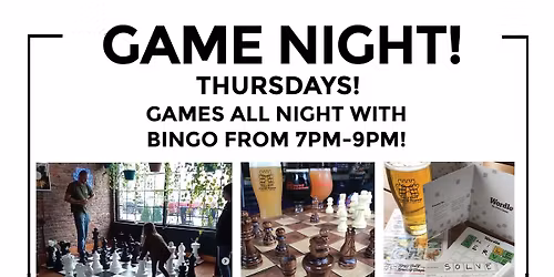 Game Night every Thursday @ King's Court Brew. Co.!