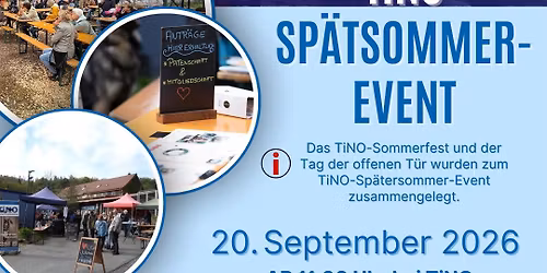 TiNO-Sp\u00e4tsommer-Event 