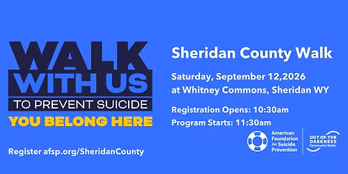 Sheridan County Out Of The Darkness Walk 