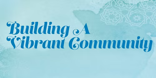 Building Vibrant Community Conference