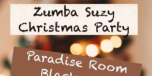 Zumba Suzy gatsby Christmas party night