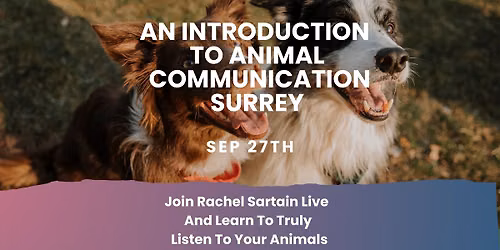 An Introduction to Animal Communication - Surrey
