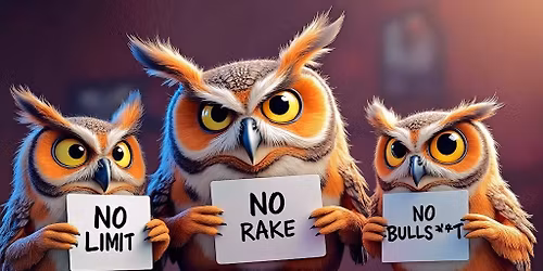 No-Limit Live Hold'em with NO RAKE!