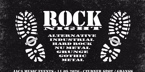ROCK NIGHT + premiera p\u0142yty JASMENO "Assemblage of Cinematic Idioms" - 11.09.26 | Czudner Spot