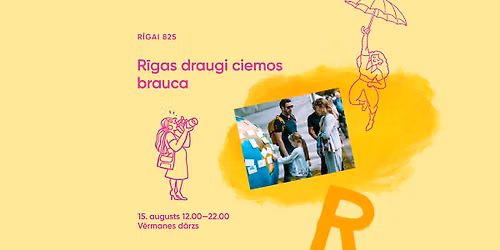 R\u012bgas draugi ciemos brauca