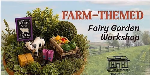 Making Farm Themed Mini Gardens!