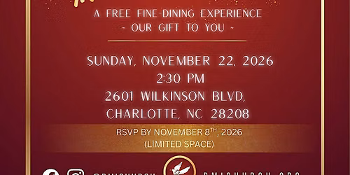 Community Outreach Thanksgiving Dinner!