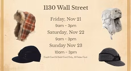 Crown Cap Holiday Samples Sale!