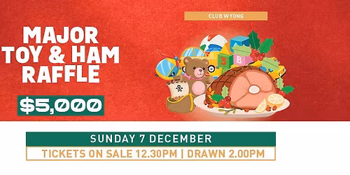 $5,000 Major Toy & Ham Raffle