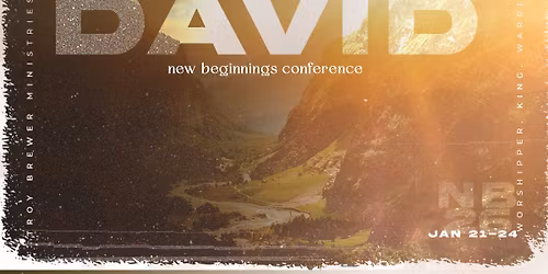 New Beginnings Conference 01\/21 \u2013 01\/24\/26 