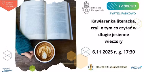 Kawiarenka literacka, czyli o tym co czyta\u0107 w d\u0142ugie jesienne wieczory.