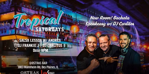Tropical Saturdays - Ostras Lounge