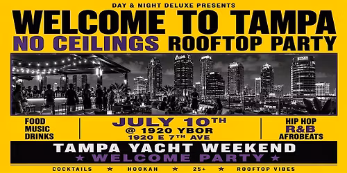 Tampa Yacht Weekend: No Ceiling Rooftop Party