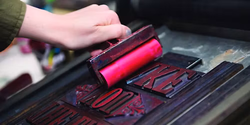 Letter Press Printmaking with Adrian Riley 
