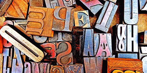 Letter Press Printmaking with Adrian Riley 