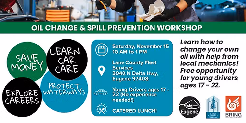 Under the Hood: Oil Change & Spill Prevention Workshop