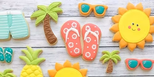 Beach Royal Icing Cookie Class 