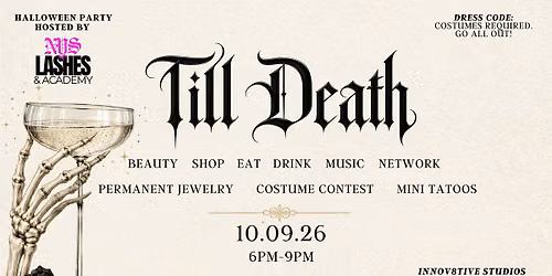 Till Death Beauty Halloween Party