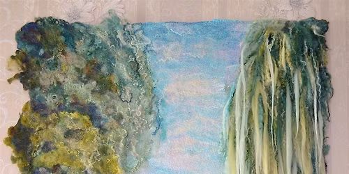 Felting painting art workshop