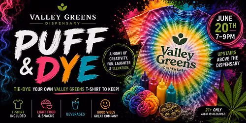 Puff & Dye: A Tie-Dye Experience