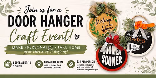 Door Hanger Craft Event