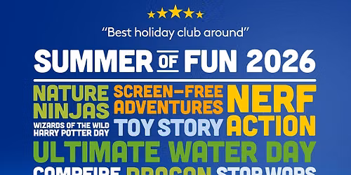 SUMMER HOLIDAY CAMPS 2026