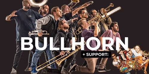 BULLHORN (AUS) + support: Det Skandal\u00f8se Orkester \/\/ Hvelvet Scene \/\/ 29.08