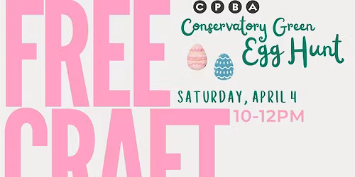 Free Craft at CPBA Easter Egg Hunt in Central Park Denver