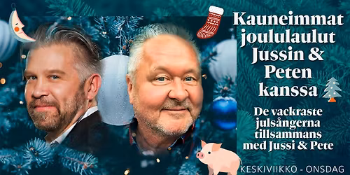 KAUNEIMMAT JOULULAULUT JUSSIN JA PETEN KANSSA - DE VACKRASTE JULS\u00c5NGER TILLSAMMANS MED JUSSI & PETE