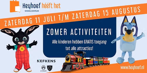 Zinderende Zomeractiviteiten bij Winkelcentrum Heyhoef!