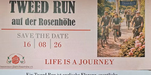 Tweed Run auf der Rosenh\u00f6he
