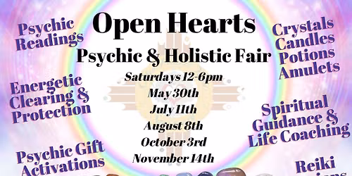Open Hearts Psychic Holistic Fair & FOOD DRIVE!