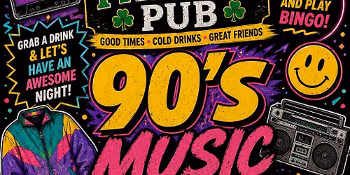 90's Hits Music Bingo @ Paddy's Pub Altamonte Springs