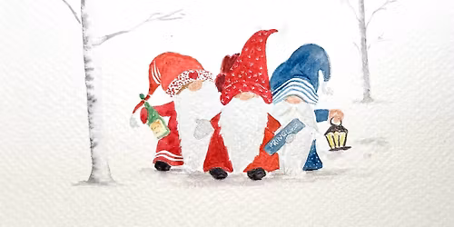 Paint with me - Xmas Gnomes