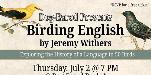 Dog-Eared Presents Birding English by Jeremy Withers