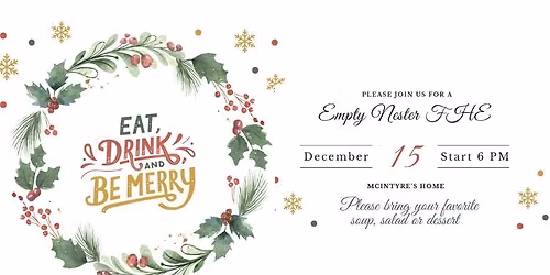 Empty Nester Family Home Evening