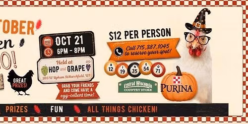 FlockTober Chicken Bingo