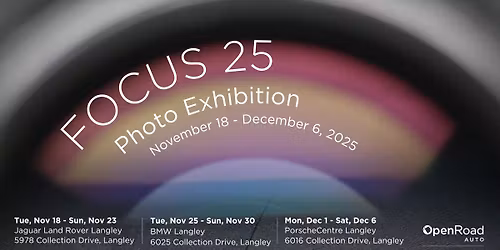 Focus 25 Photo Exhibition | Hosted by Porsche Centre Langley 