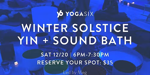 Winter Solstice: Yin Yoga, Sound Bath, & DIY Simmer Pot