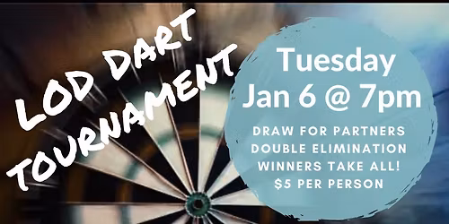 Darts Luck of the Draw - TUESDAY