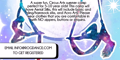 Aerial Arts Silks and Sling Summer Camp