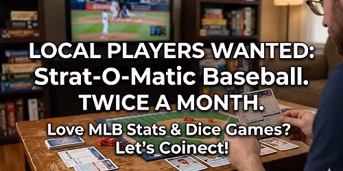 Strat-O-Matic Baseball DEMO NIGHT - Need 12 Owners for the next season