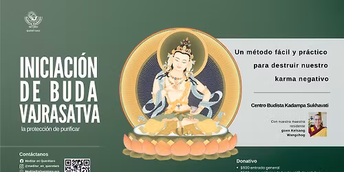 Iniciaci\u00f3n de Buda Vajrasatva: la protecci\u00f3n de purificar