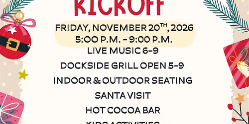 Christmas Season Kickoff Event @M2I at Rockhouse Marina