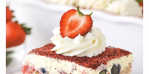 Dessert Night!   Lemon Rice and Ricotta Pie\/Fresh Fruit Tiramisu