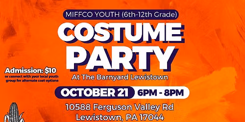 Costume Party @ The Barnyard Lewistown
