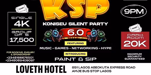 Koniseu Silent Party 6.0